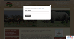 Desktop Screenshot of gokenyasafari.com